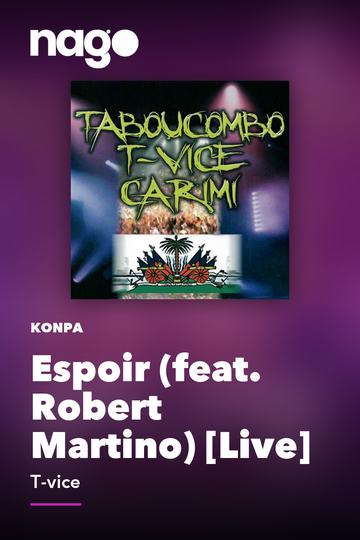 Espoir (feat. Robert Martino) [Live] — T-vice
