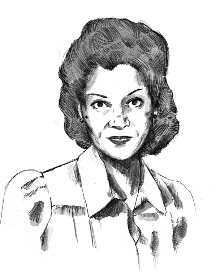 Marie Vieux-Chauvet, sur une photo de groupe (« Marie Vieux Chauvet »)