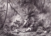 Bataille de la Ravine à Couleuvres
